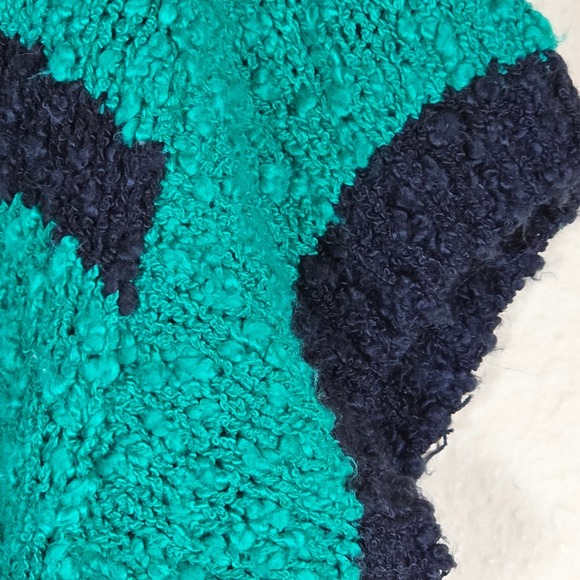 Margules green black Striped chunky Knit Short Sleeve Sweater‎ Top Womens M - Picture 2 of 12